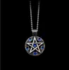 Collar Taobao dominante para hombre con estrella de cinco puntas, colgante largo de titanio y acero, personalidad, hip-hop, estudiante, accesorios de moda, joyería
