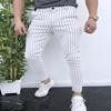 Tendência europeia e americana nova primavera e outono slim homens negócios casual calças calças compridas 3D xadrez comércio exterior grande tamanho atacado