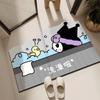 Coolomi Alfombrilla de suelo de barro de diatomeas suave con forma de dibujos animados para puerta de baño, resistente a las manchas, antideslizante, alfombrilla de baño, venta al por mayor