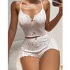 Transfronterizo Amazon AliExpress Nuevo Lindo Estampado Ropa de Casa Jacquard Canalé Cómodo Traje de Pijama con Tirantes