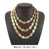 N12895 Para Nuevo Collar Geométrico Dorado Personalizado de Múltiples Capas Estilo Punk Callejero Exagerado Collar de Moda