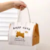 Nueva Bolsa Creativa para Lonchera para Estudiantes de Primaria, Correa de Bolsa Engrosada, Lonchera de Mano para Trabajadores de Oficina, Caja Bento, Aislada, Papel de Aluminio Engrosado