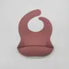 Babador de Silicone para Bebê, Babador de Bebê, Bolso Coletor de Comida, Ultraleve, Ultrassuave, Impermeável, Bolso Coletor de Saliva de Grau Alimentício, Suprimentos para Complemento Alimentar