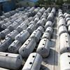 Fábrica en stock al por mayor 4-100 metros cúbicos piscina de tratamiento de aguas residuales de cemento piscina prefabricada de hormigón terminada para tratamiento de aguas residuales