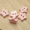 Botones de Resina de Alta Gama con Forma de Estrella de Cinco Puntas y Dos Agujeros, Botones Pequeños para Camisa Estilo Chanel, Botones para Suéteres y Cárdigans, Botones Coloridos al por Mayor