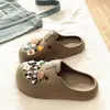 Atractivos y de Estilo VintageVersátilesCómodos de EVALindos Zuecos Zapatos Birkenstock Diversión de Verano Zapatillas Cerradas Bola de Carbón para Mujer