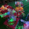 Tira de luces LED de cinta de venta caliente transfronteriza, luz decorativa para árbol de Navidad, alambre de cobre, luz de seda, lazo, batería, cinta, luz de colores