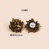 Botones de Piedra Natural, Botones Cosidos a Mano, Botones Decorativos Asimétricos de Moda y Versátiles, Prendas de Abrigo, Chaquetas, Accesorios para Trajes