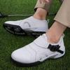 Zapatos casuales nuevos para exteriores para hombre y mujer, zapatos de golf de talla grande, zapatos deportivos para exteriores, zapatos de entrenamiento de golf con hebilla