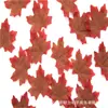 50 piezas de hojas de arce artificiales, follaje de otoño falso para decoración, decoraciones de boda, materiales de manualidades DIY para jardín de infantes