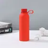 Pintura de Borracha Esportes Garrafa de Boca Pequena Copo Térmico Dupla Camada a Vácuo Aço Inoxidável 304 Garrafa de Coca-Cola Popular Copo Americano de Boca Pequena