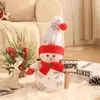 Decoração de boneco de neve de desenho animado de Natal boneca grande decoração de Natal layout de cena de vitrine de shopping