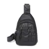 Bolso de Pecho para Mujer de Comercio Exterior Transfronterizo 2025 Bolso Cruzado Casual de Hombro Moda Deportiva Bolso de Pecho de Cuero Suave Lavado Venta al por Mayor