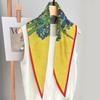 Pañuelo de Diamante de Seda Twill para Mujer con Pintura al Óleo Coreana Nuevo Van Gogh Pañuelo de Primavera y Otoño Chal Pañuelo Triangular