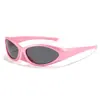 Gafas de sol futuristas Raine 2026 estilo ojo de gato para mujer, Lentes de PC retro europeas y americanas, Gafas de sol de alta gama estilo callejero