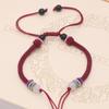 Atacado criativo trançado semi-acabado contas brancas corda diy pode usar suporte de contas pequena amostra acessórios de joia pulseira de mão