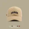 Gorra de Béisbol con Logo de Letra R para Mujer, Estilo Coreano de Primavera y Otoño, Nueva Moda, Visera Grande para Adelgazar el Rostro, Gorra Deportiva con Protección Solar para Hombre