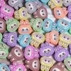 Lindo Dibujo Animado Labubu Arcilla Suave Agujero Recto Cuentas Sueltas DIY Cadena para Teléfono Móvil Llavero Cadena para Bolso Accesorios de Joyería