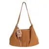 Bolso Tote Retro de Alta Calidad para Viajes Diarios de Mujer 2025 Invierno Nuevo Cuero Suave Simple Nicho Bolso de Hombro Único Cruzado