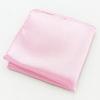 Toalla de bolsillo para traje de hombre, de fábrica, de color sólido, de poliéster brillante, de seda, pañuelo cuadrado pequeño, multicolor opcional