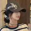 Boné de Baseball Estilo Coreano 2026 Novo Aba Larga Faz o Rosto Parecer Menor Circunferência da Cabeça Grande Boné Bico de Pato Chapéu de Sol com Aba Larga