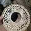 Estilo Nacional Criação Circular Estilo Antigo Tecelagem de Bambu Materiais Douli Decoração de Parede de Jardim de Infância Exibição de Tecelagem Parede Cultural Acessórios de Boneca