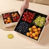 Caixa de Embalagem para Frutas, Talheres para Salada, Travessa Comercial, Embalagem Descartável de Madeira para Viagem de Qualidade Alimentar