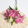 Nuevo 3D Impreso 3 Flores y 2 Capullos, Lirio Pequeño, Decoración del Hogar Escandinavo, Arreglo Floral, Accesorios para Fotografía al por Mayor