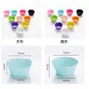 Silicone Mafen Cup 7cm Round Star Heart Square Sobremesa Ovo Tart Cake Cup Mold Baking Tool