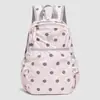 Bolsa de Ombro Dupla Feminina Fresca e Fofa Simples Casual Versátil Mochila de Estudante para Aula Viagem Mochila Leve