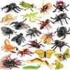 Modelos de Insectos para Simulación Escolar: Mariposa, Mariquita, Escarabajo con Cuernos, Abeja, Mariposa, Saltamontes Juguete Ayudas Cognitivas de Enseñanza
