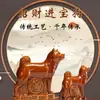 Figura de Perro de Cerámica Tang Sancai Decoración del Hogar Sala de Estar Entrada Oficina Artesanías Adorno de Perro Perro del Zodiaco Decoración del Hogar