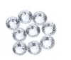 Nuevos Estilos de Pedrería en Color Blanco AB, Cristales de Vidrio de Fondo Plano para Ropa y Accesorios de Uñas, Venta al por Mayor desde el Fabricante