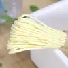 10m/laço corda de papel dupla camada monocromática cor palha de ráfia corda de papel palha linha trançada corda de papel palha dupla camada linha decorativa para chapéu de palha