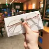 Gafas de Celebridad de Internet de Montura Grande Anti-Radiación Azul Miopía Estilo Coreano de Moda para Mujer Cara Plana Adelgazantes para Hombre Gafas Planas para Ojos