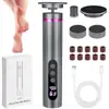Moedor Elétrico de Pés de Fábrica Original para Uso Doméstico, uma Nova Ferramenta Elétrica de Pedicure Dois em Um para Remover Pele Morta e Calos