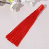Fleco de Borlas de Tubo Hueco de 8 mm y 12 cm, Accesorios de Colgante de Nudo Chino, Colgante de Moneda de los Cinco Emperadores, Compra al por Mayor, Gran Precio