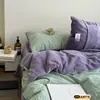 ¡Xiangling Premium Klein Ecos! Estilo Blogger Vintage Juego de Cuatro Piezas para Dormitorio de Algodón Puro Algodón Lavado