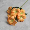 Lírios Artificiais Flores Artificiais 3D para Casamentos Flores Artificiais para Decorações de Casamento Decoração de Casa Paisagismo Externo Flores Artificiais