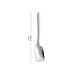 Aço Inoxidável 304 Colher Quadrada Infantil Garfo Quadrado Infantil Utensílios de Mesa Infantis Garfo de Frutas Colher de Café Colher de Sobremesa