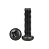 Tornillos de Acero Inoxidable 304 Cabeza Plana Cruz Phillips Negros PM Tornillos de Cabeza Plana Ennegrecidos M2 M2.6 M3 M4 M5 M6 M8