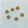 Versão coreana de miçangas ocas 10mm bola de melancia tridimensional micro conjunto acessórios para pulseira fabricantes acessórios de atacado