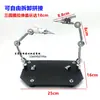 Abrazadera de Soldadura Universal de Doble Cabezal Soporte de Fijación para Reparación Multifuncional Soporte para Estación de Soldadura Lupa Mesa Auxiliar para Orfebrería Joyería
