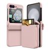 Adecuado para funda de teléfono con ranura para tarjeta Zflip8, Bisagra de resorte multifuncional PC Samsung Pantalla plegable Funda de teléfono Zflip7