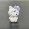 Gatito Solitario Postura Sentada Gato Señorita Conejo Gato Señorita Atuendo Estudiante Materiales Hechos a Mano DIY Accesorios Muñeca