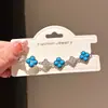 Pulseira Cruzada de Aço Inoxidável com Flor de Zircônia e Madrepérola, Pulseira de Moda Simples para o Dia a Dia, Joias de Nicho de Alta Qualidade no Atacado