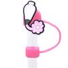 Tapas Personalizadas para Pajillas a Prueba de Polvo para Fiestas de Niñas Cubiertas de Goma Suave de PVC para Pajillas Disponibles en Amazon Venta al por Mayor