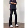 Jeans Negros Acampanados Cleanfit para Hombre, Pantalones con Estilo High Street Americano de Otoño, Pantalones Rectos de Corte Ajustado