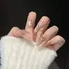 Uñas Postizas Wearables Hechas a Mano Estilo Cat-Eye, Parches de Uñas Puros Hechos a Mano, Uñas Postizas, Arte de Uñas Wearable, Piezas de Uñas Terminadas, Venta al por Mayor, Sensación de Alta Gama