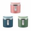 Tederi acero inoxidable aislado cubo lonchera multicapa estudiante oficinista cantina con lonchera lonchera redonda grande